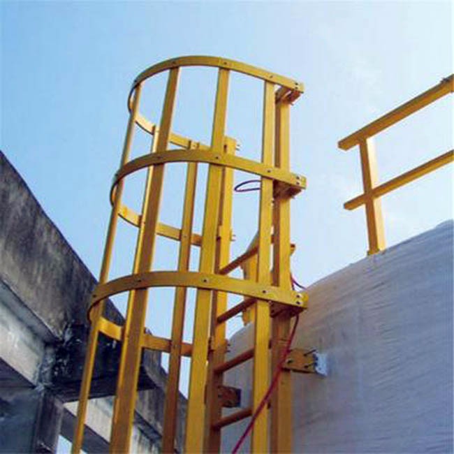 芜湖玻璃钢护笼爬梯工程案例